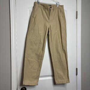 J Crew Factory Tan Khaki/Cotton Pants Size 2